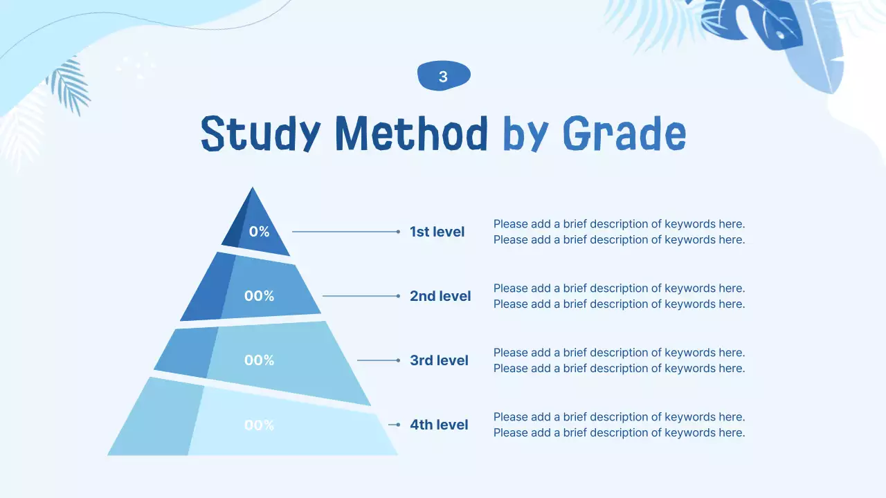 Apresentação de convite para palestra moderna azul