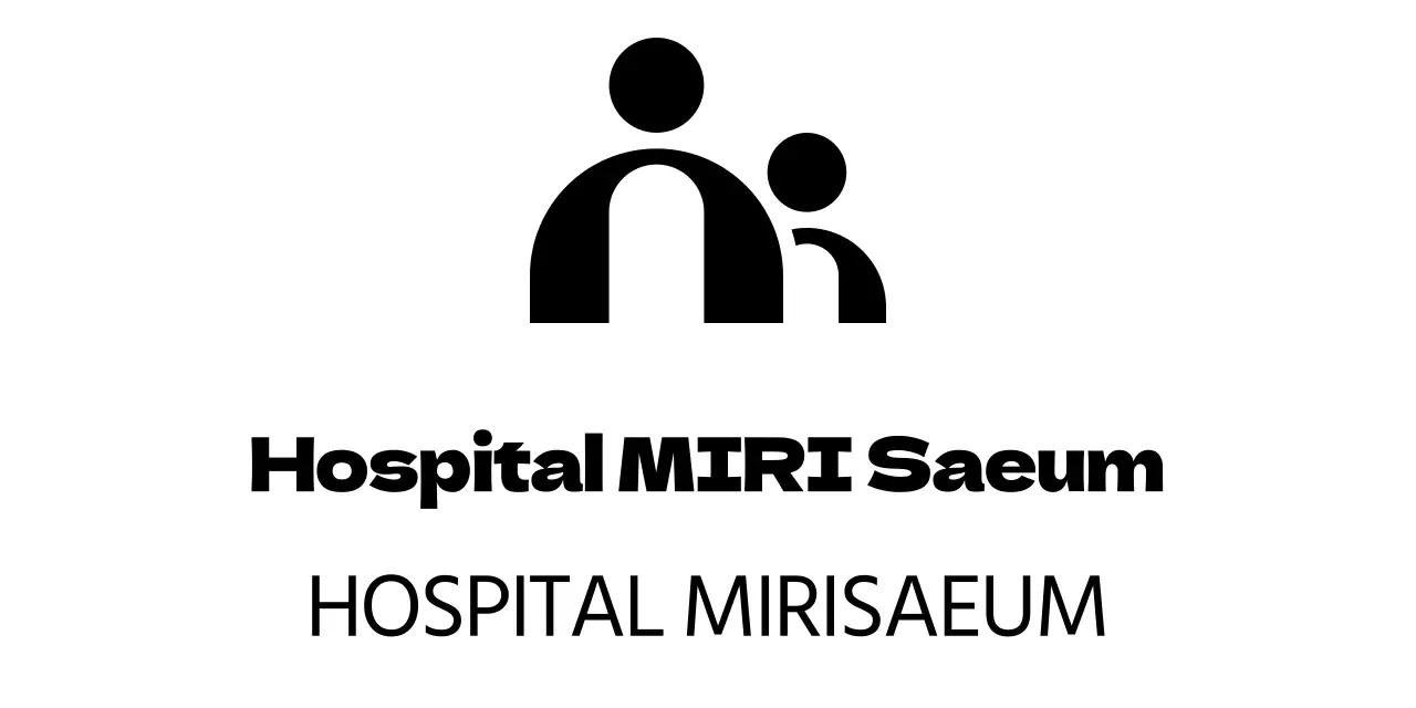 Logótipo de hospital com um conceito de ilustração simples