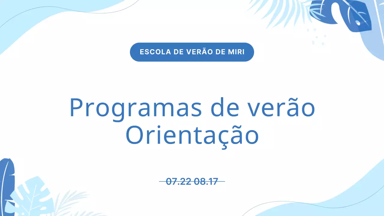 Promover promoções de férias escolares com padrões geométricos azuis claros