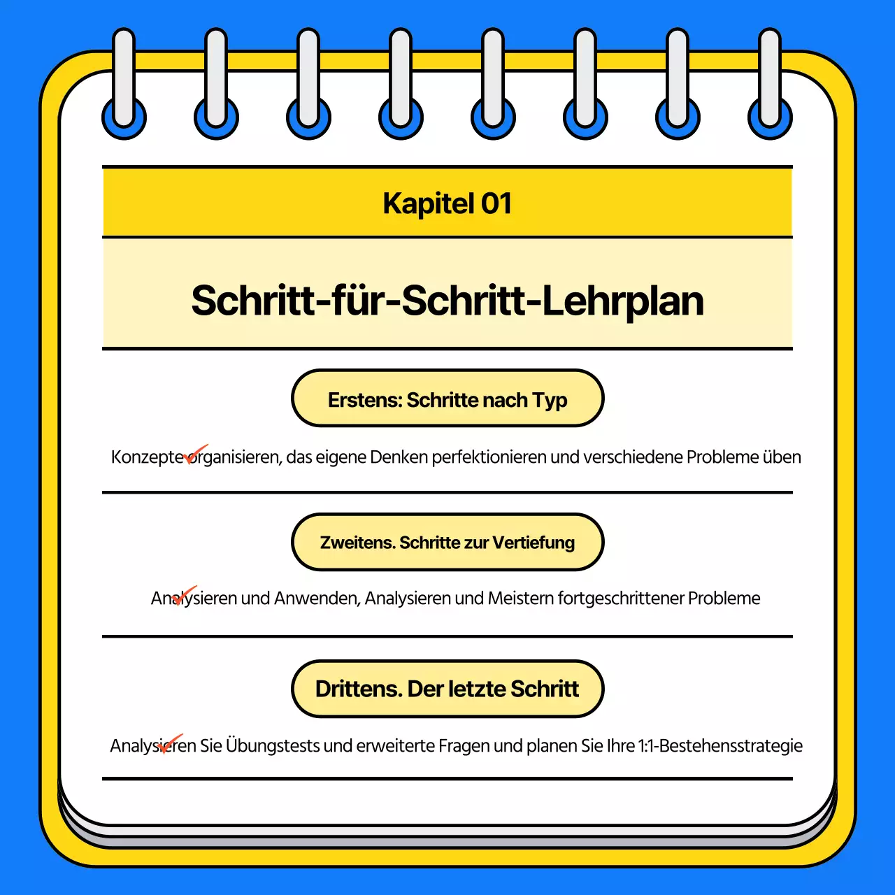 Werben Sie für Ihre Zulassungsschule mit einem Knall in Blau und Gelb