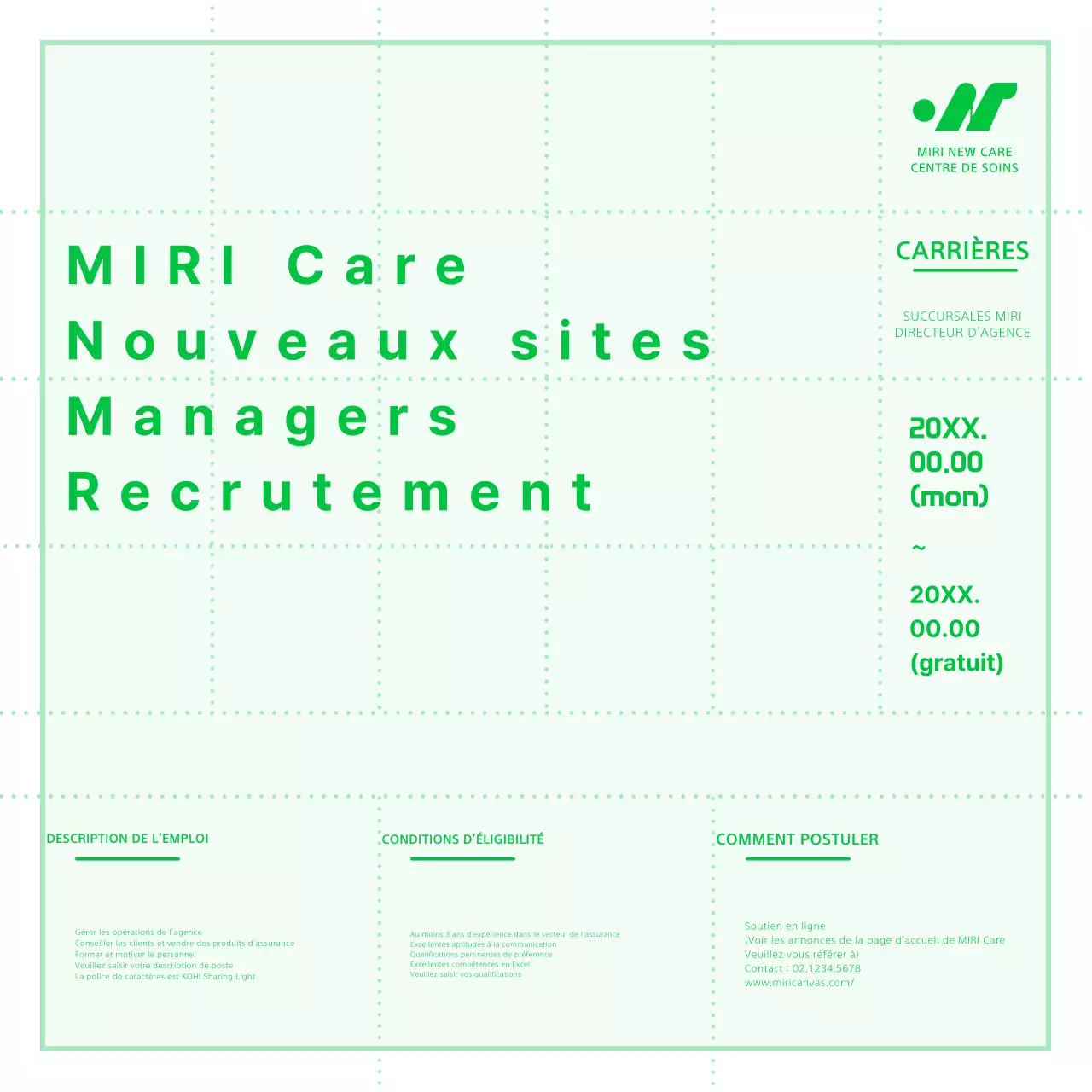 Un guide simple, vert et blanc, pour le recrutement des managers