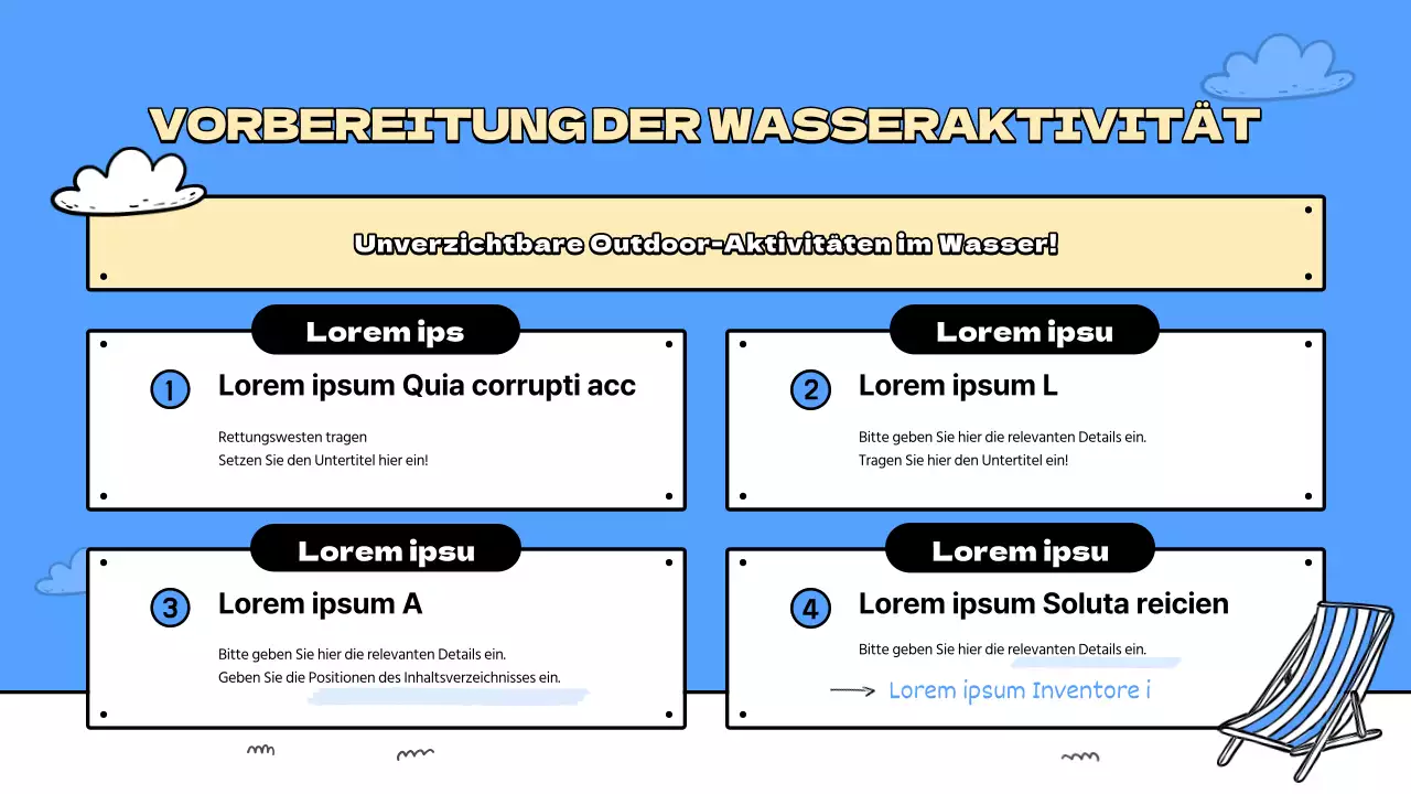 Ein Führer zu den schönen blauen und gelben Stränden Unterrichtspläne