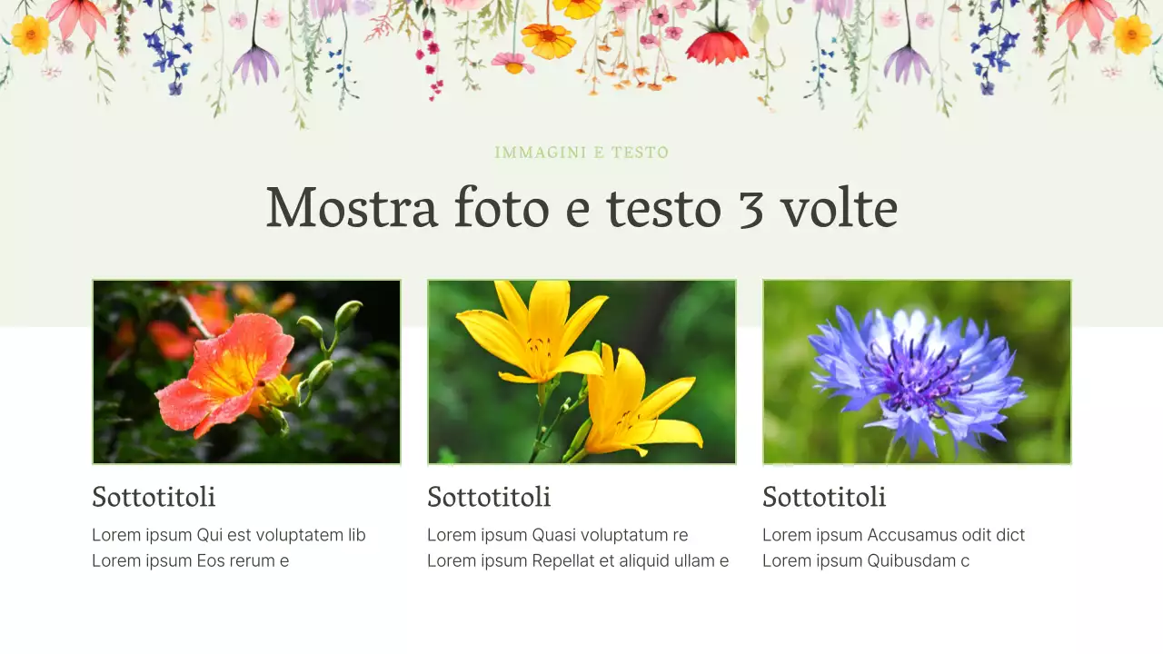 Lussuosi fiori estivi in presentazione chartreuse