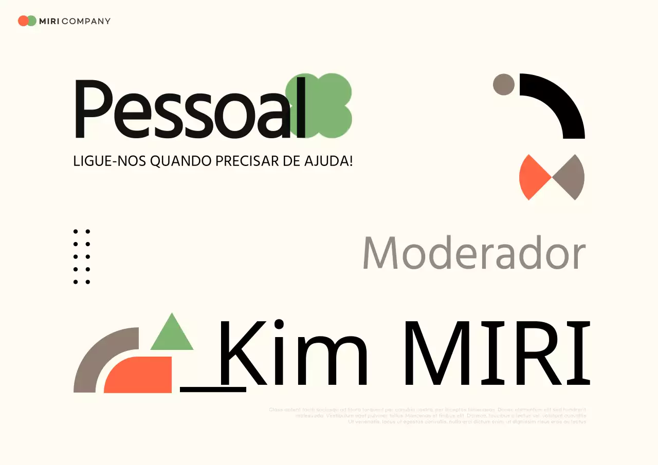 Capa minimalista para crachá de pessoal em marfim e caqui