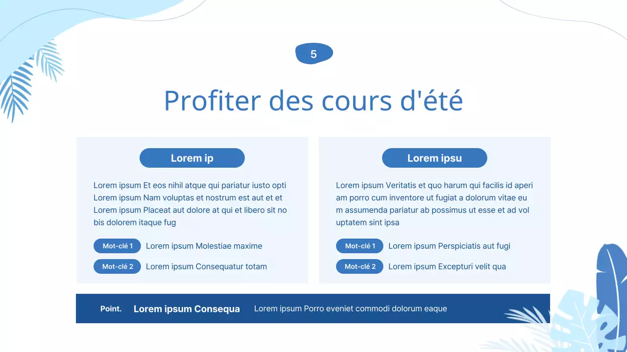 Promouvoir les offres spéciales pour les vacances scolaires avec des motifs géométriques bleu clair