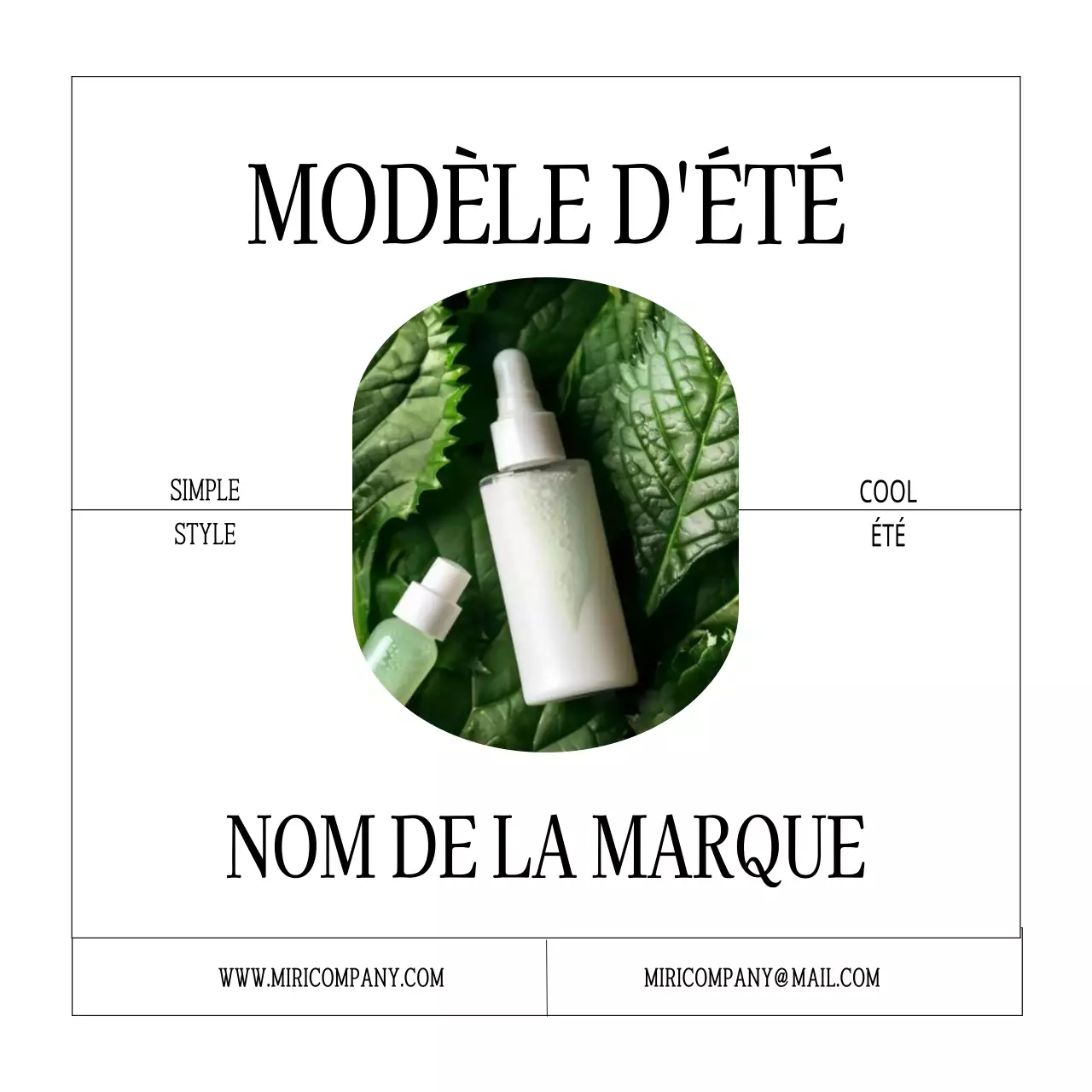 Blanc et simple, beauté estivale, marketing des marques de cosmétiques en été