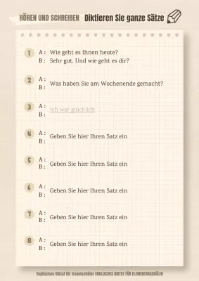 Einfache Mittel zur Bewertung des Zuhörens in Elfenbein und Beige