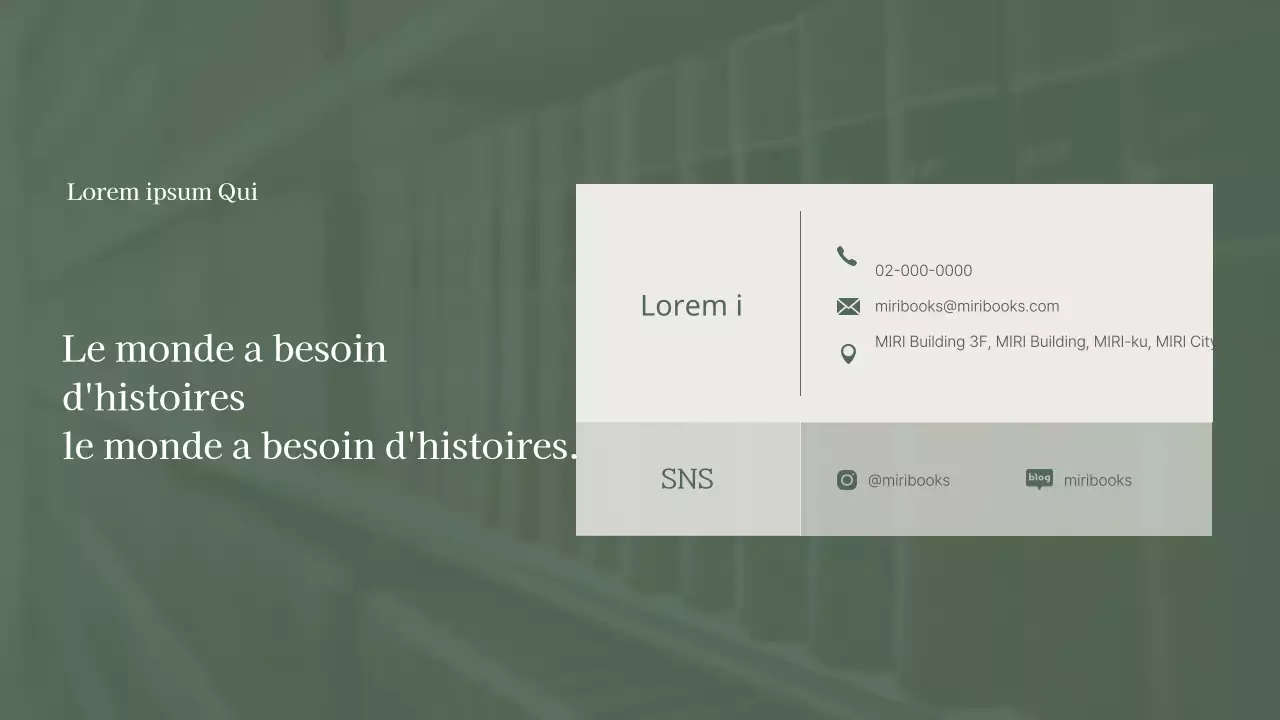 Une proposition de livre élégante en kaki