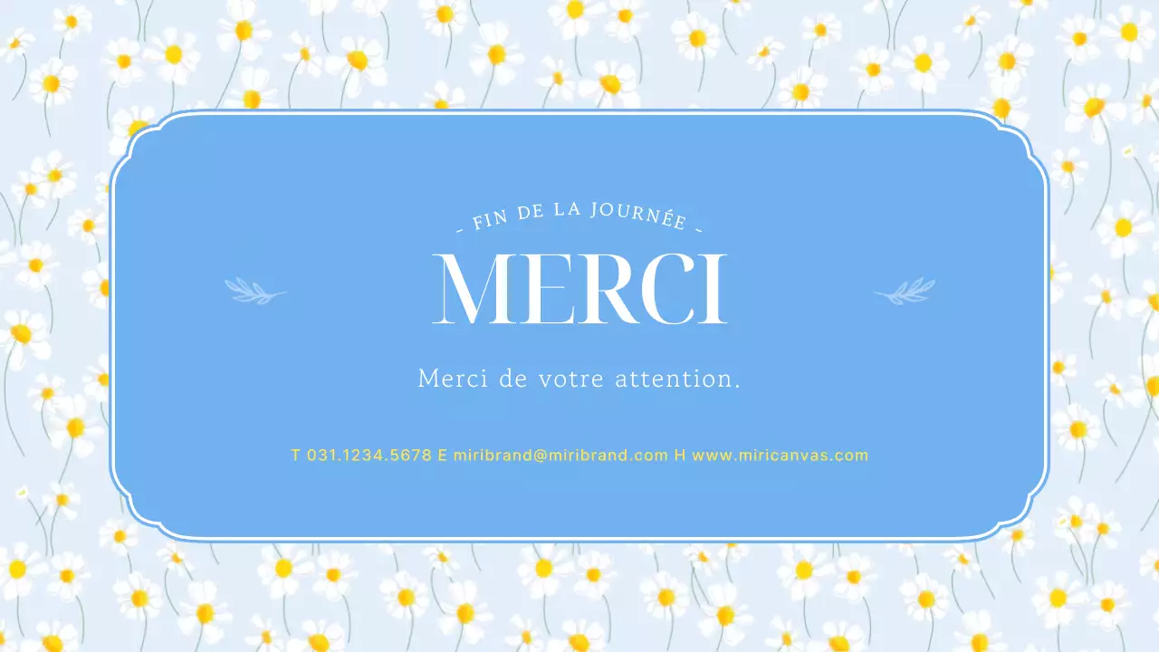 Présentation de simples fleurs d'été en bleu clair et jaune