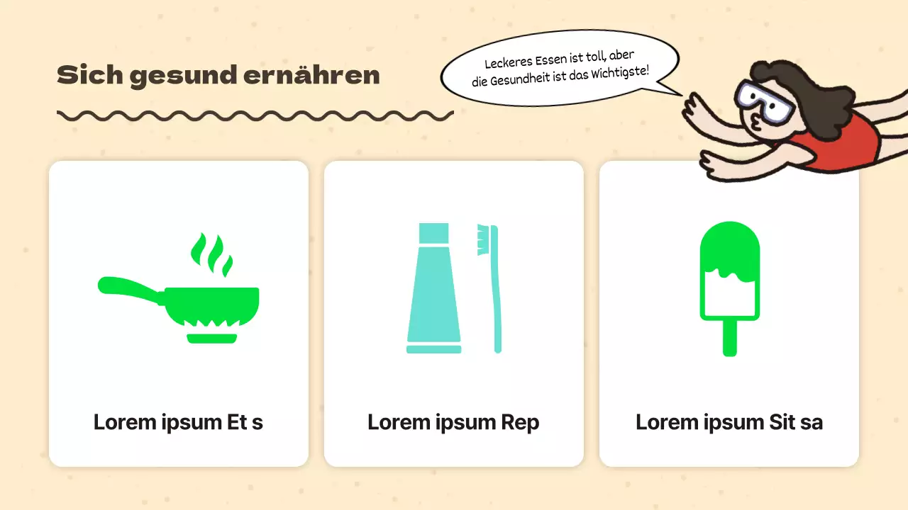 Minze und grünes Unterrichtsmaterial für die Sommerferien