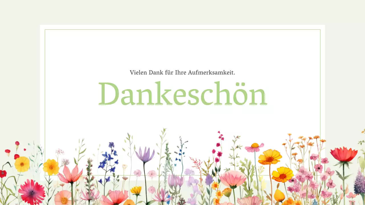 Luxuriöse Sommerblumen in chartreuser Aufmachung