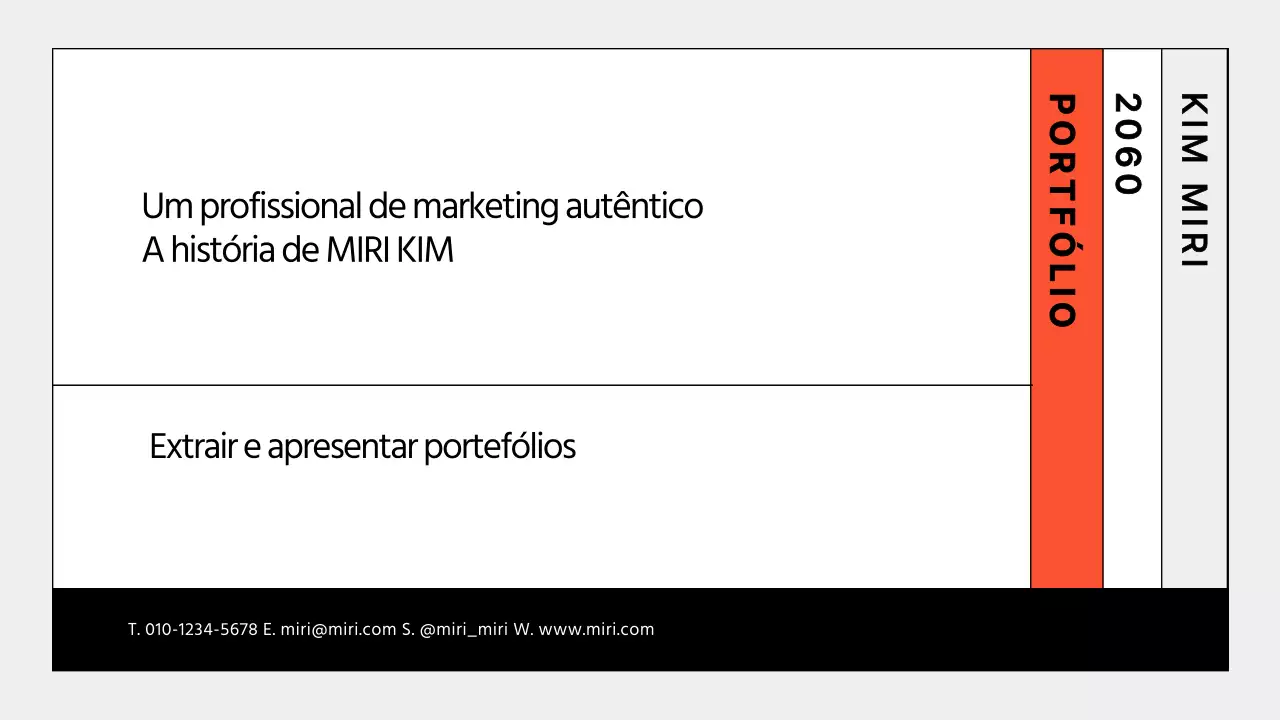 Uma simples carteira de comerciante em cinzento e laranja