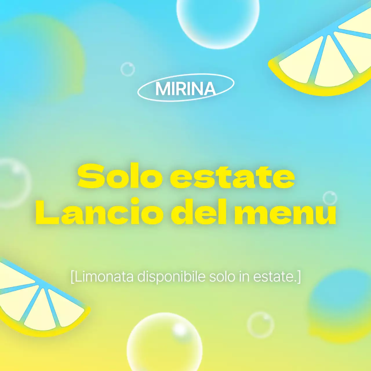 Una collezione di immagini color arcobaleno e di tendenza per l'estate