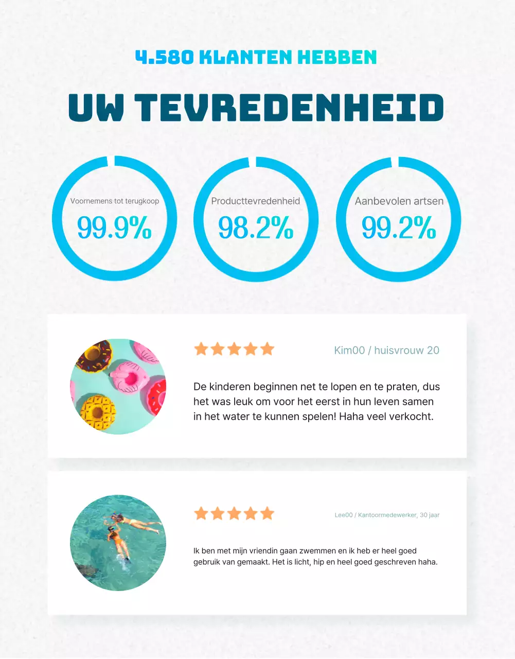 Promoot een evenement met vintage zomerartikelen in lichtblauw