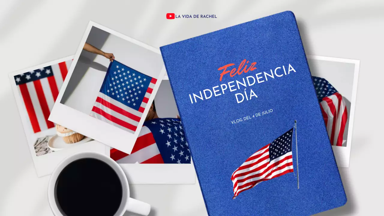 Un 4 de julio moderno en azul y rojo