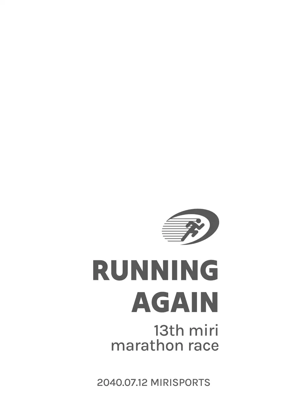 Running Crew, ikon lari yang dinamis dengan gaya gothic