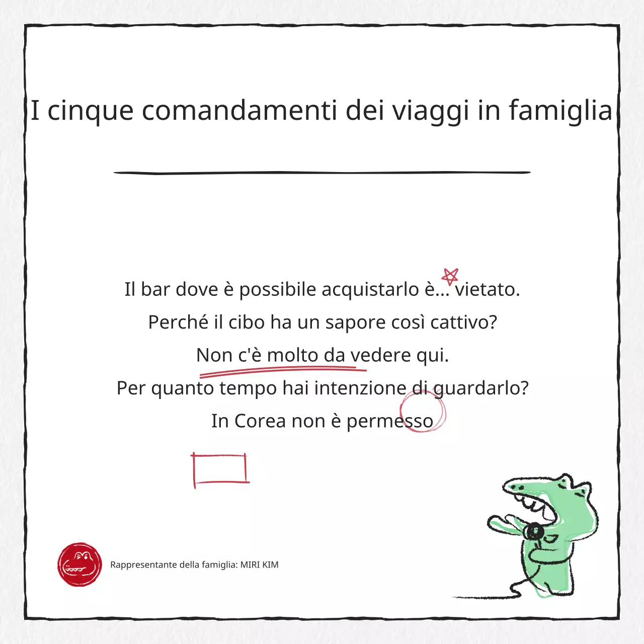 Un post in bianco e nero sulle semplici regole di viaggio di gruppo