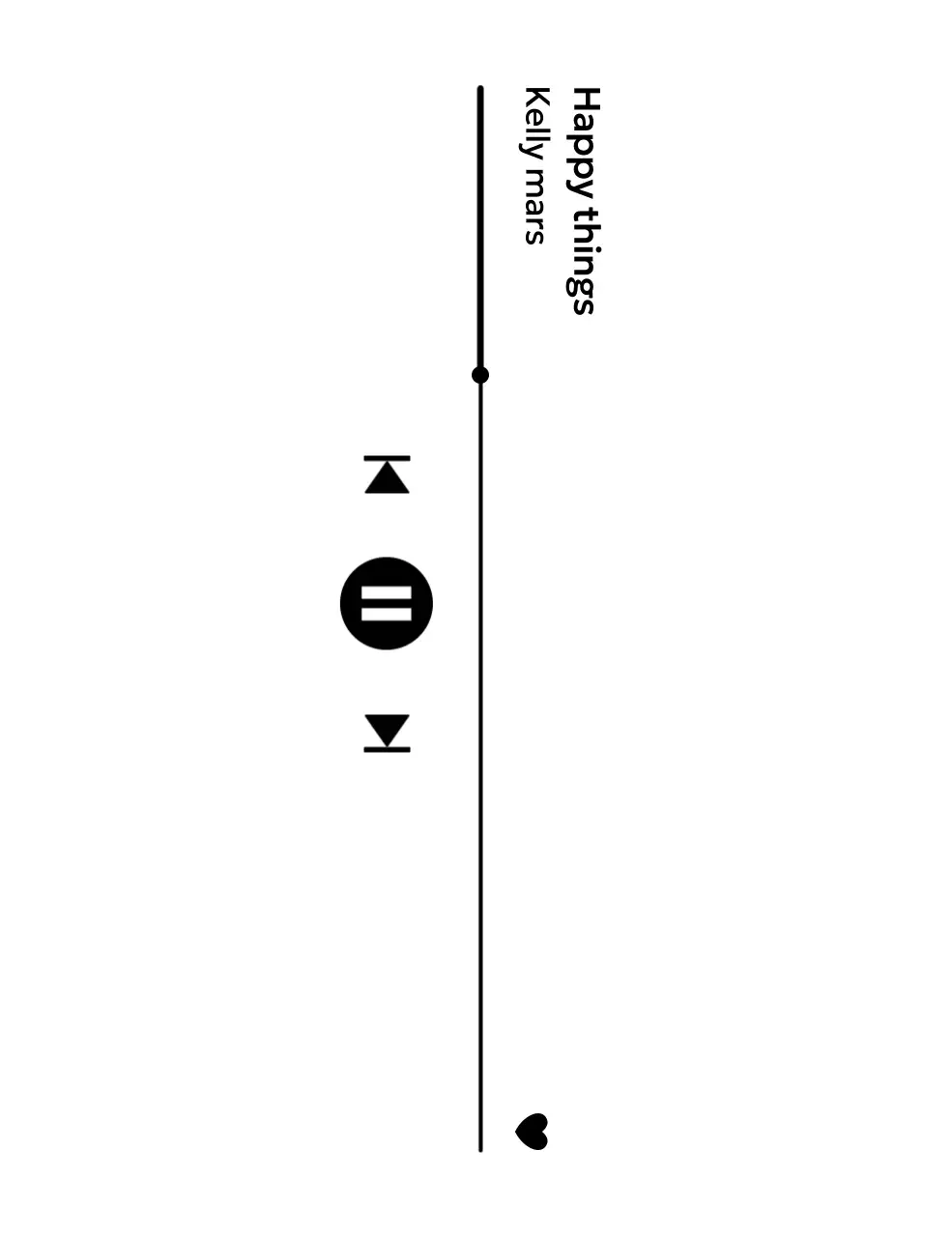 Design simples, ao estilo de um leitor de música
