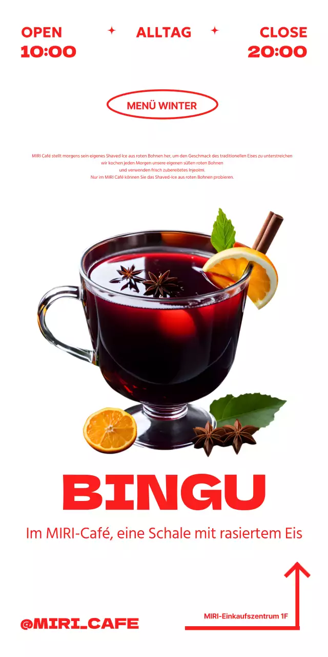 Bewerben Sie Ihr saisonales Wintermenü mit einem modernen Twist