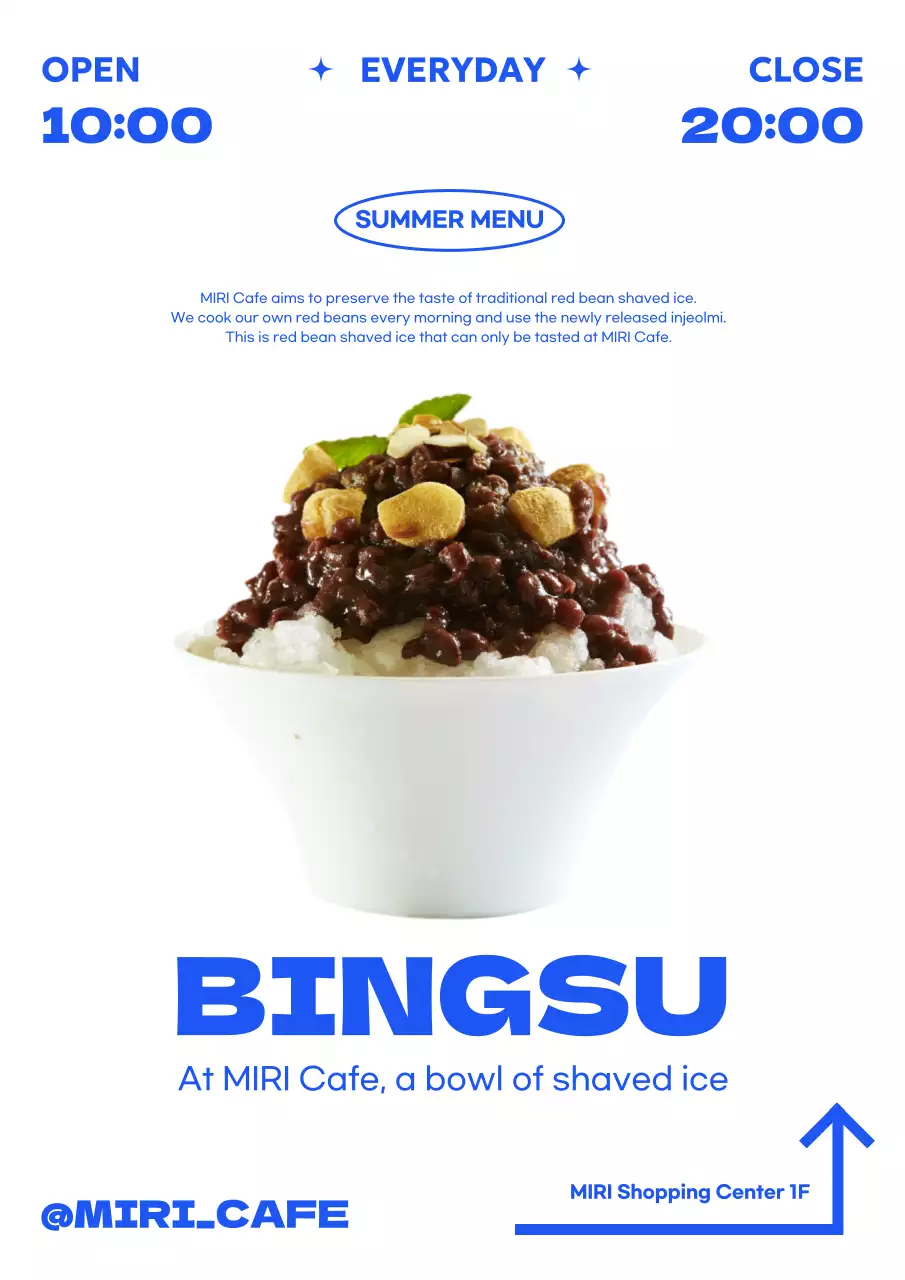 Promote your summer seasonal menu with a modern twist