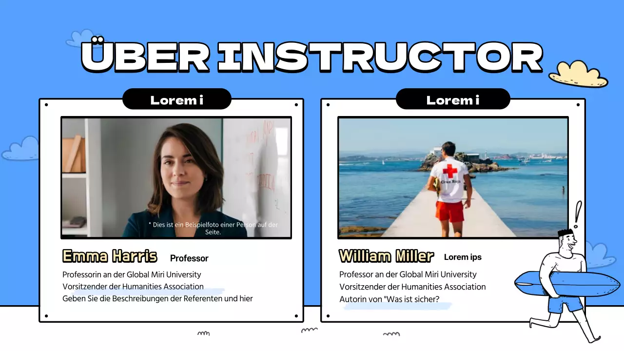 Ein Führer zu den schönen blauen und gelben Stränden Unterrichtspläne