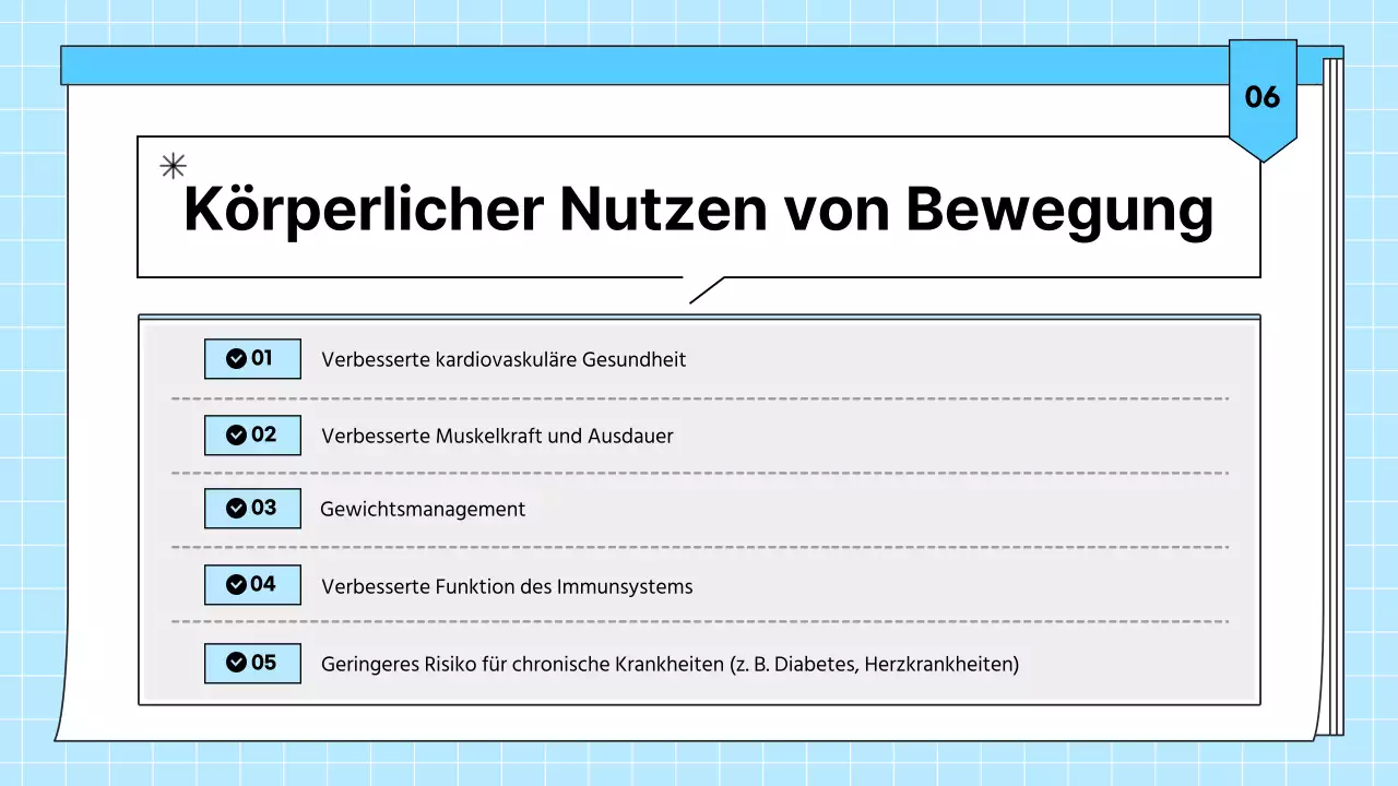 Hellblaues, einfaches, gesundheitsförderndes Übungsmaterial