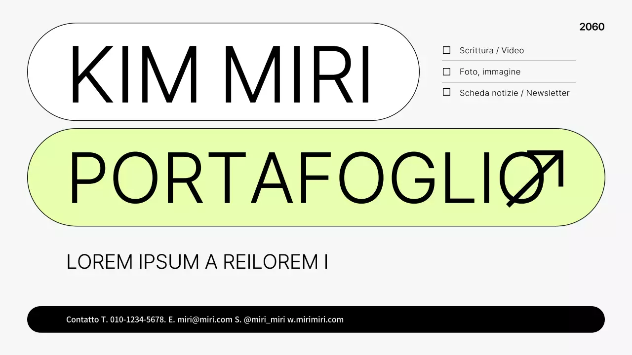 Cartella stampabile semplice in grigio e verde lime