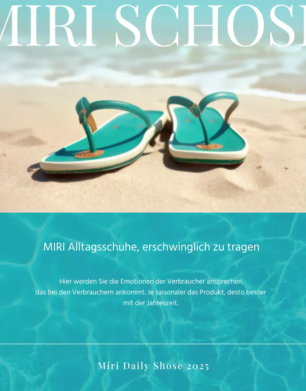 Bewerben Sie trendige Sommerschuhe in Hellblau