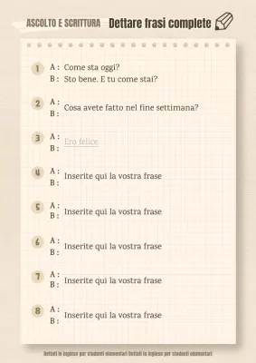 Risorse per la valutazione dell'ascolto semplice in avorio e beige