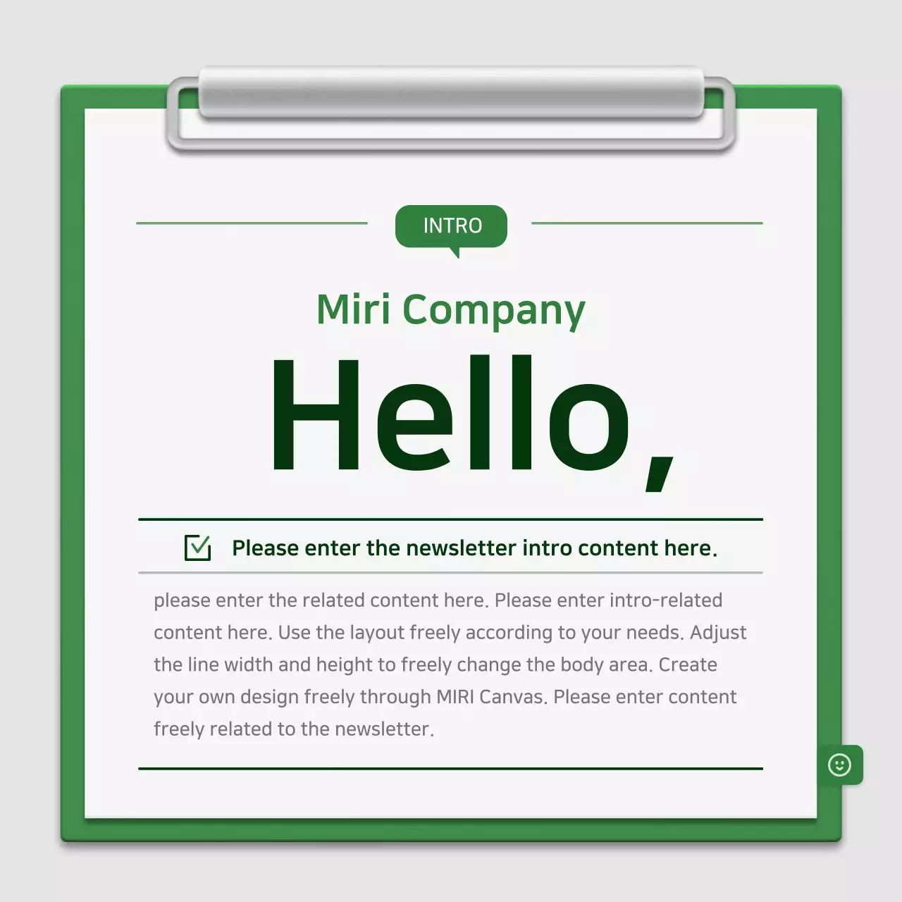 Green Simple Newsletter Guide Instagram Carousel