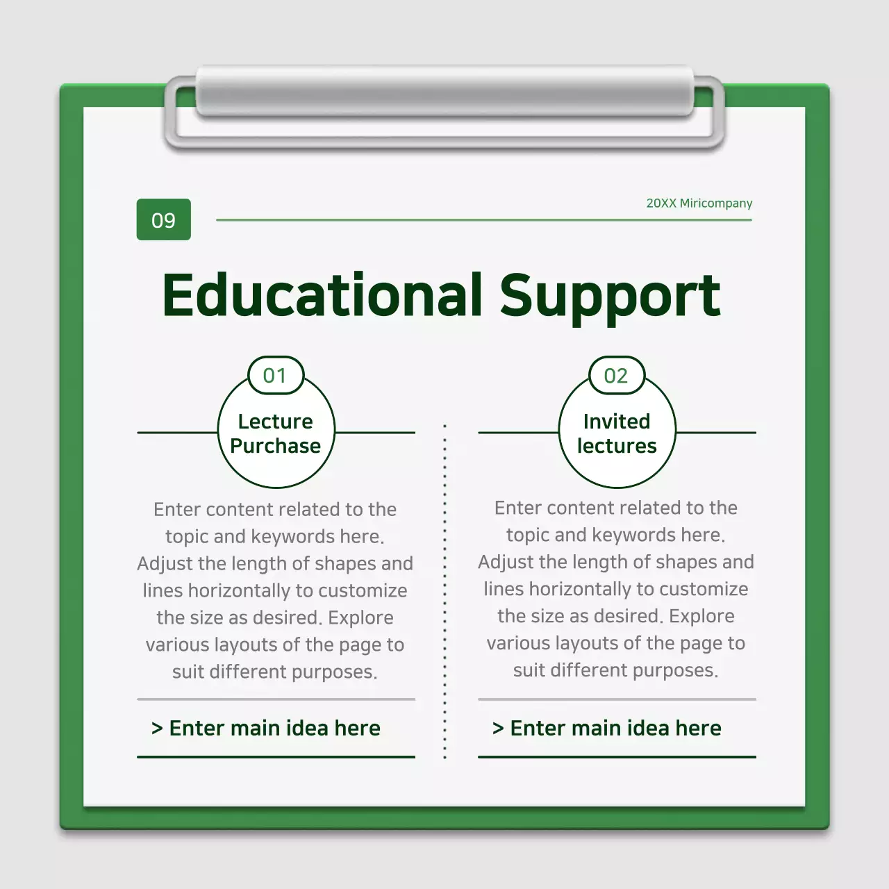 Green Simple Newsletter Guide Instagram Carousel