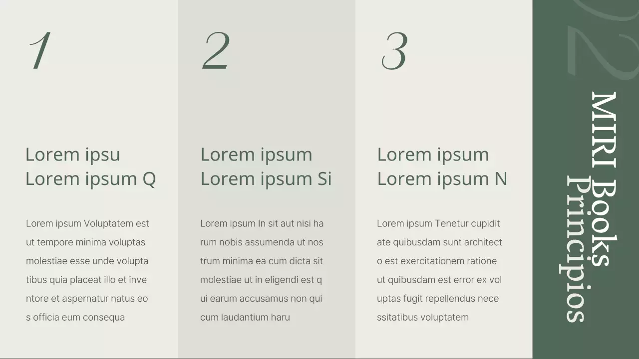 Una elegante propuesta de libro en color caqui