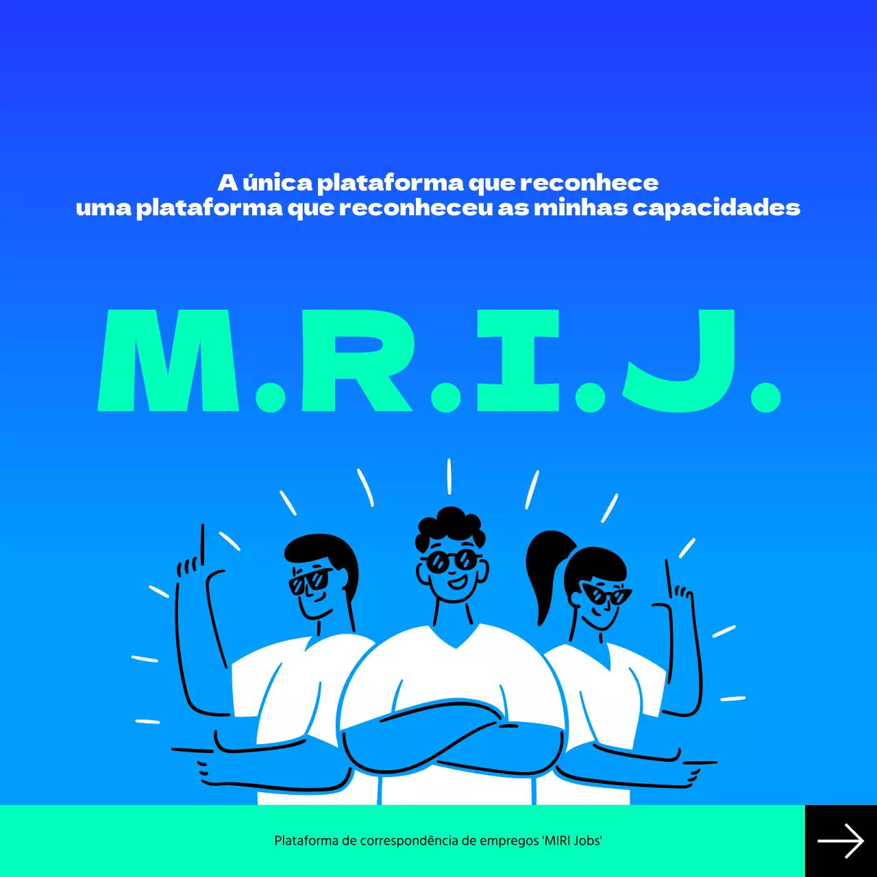Promover a moderna plataforma de correspondência de empregos da Blue and Mint