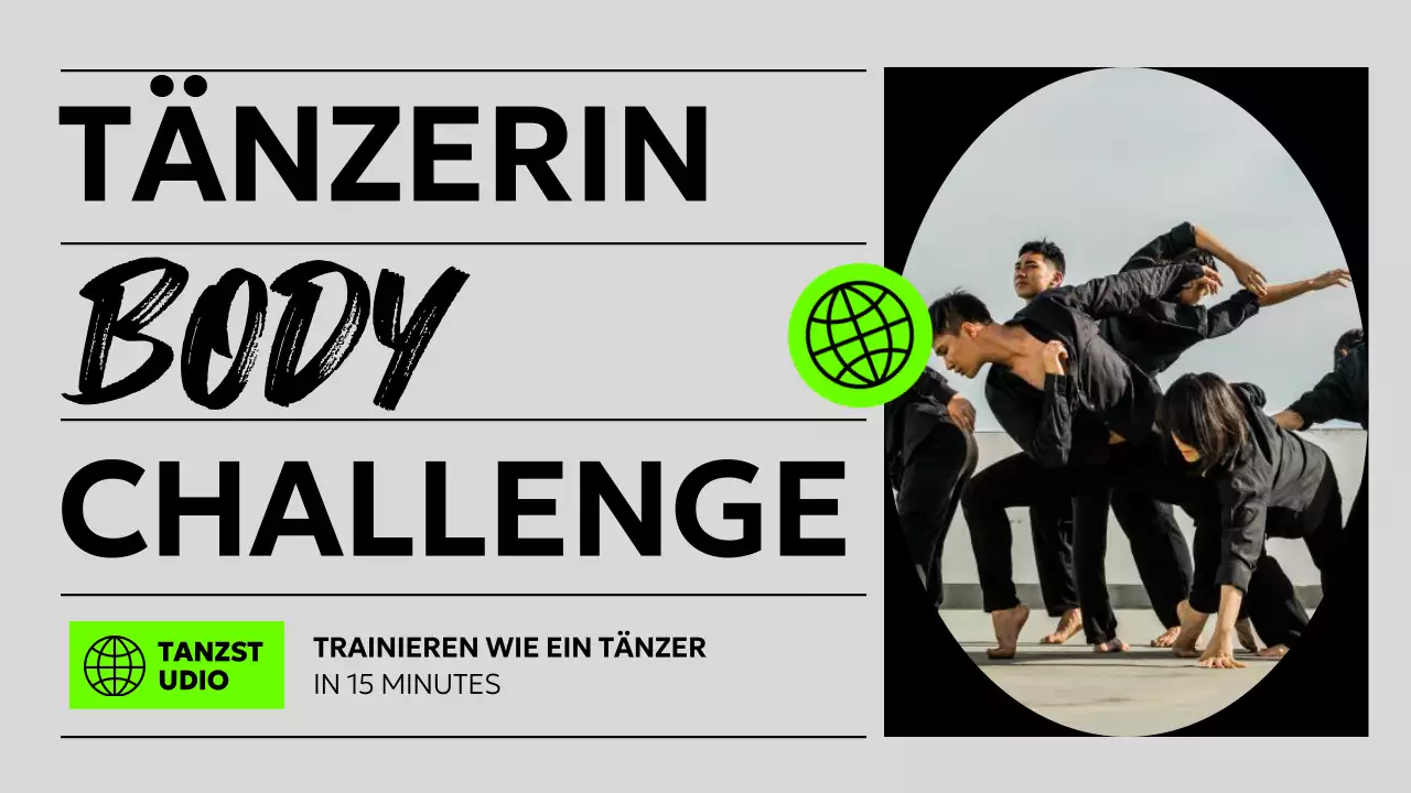 Trainieren wie ein moderner Tänzer in Schwarz und Fluoreszenz MainTitle