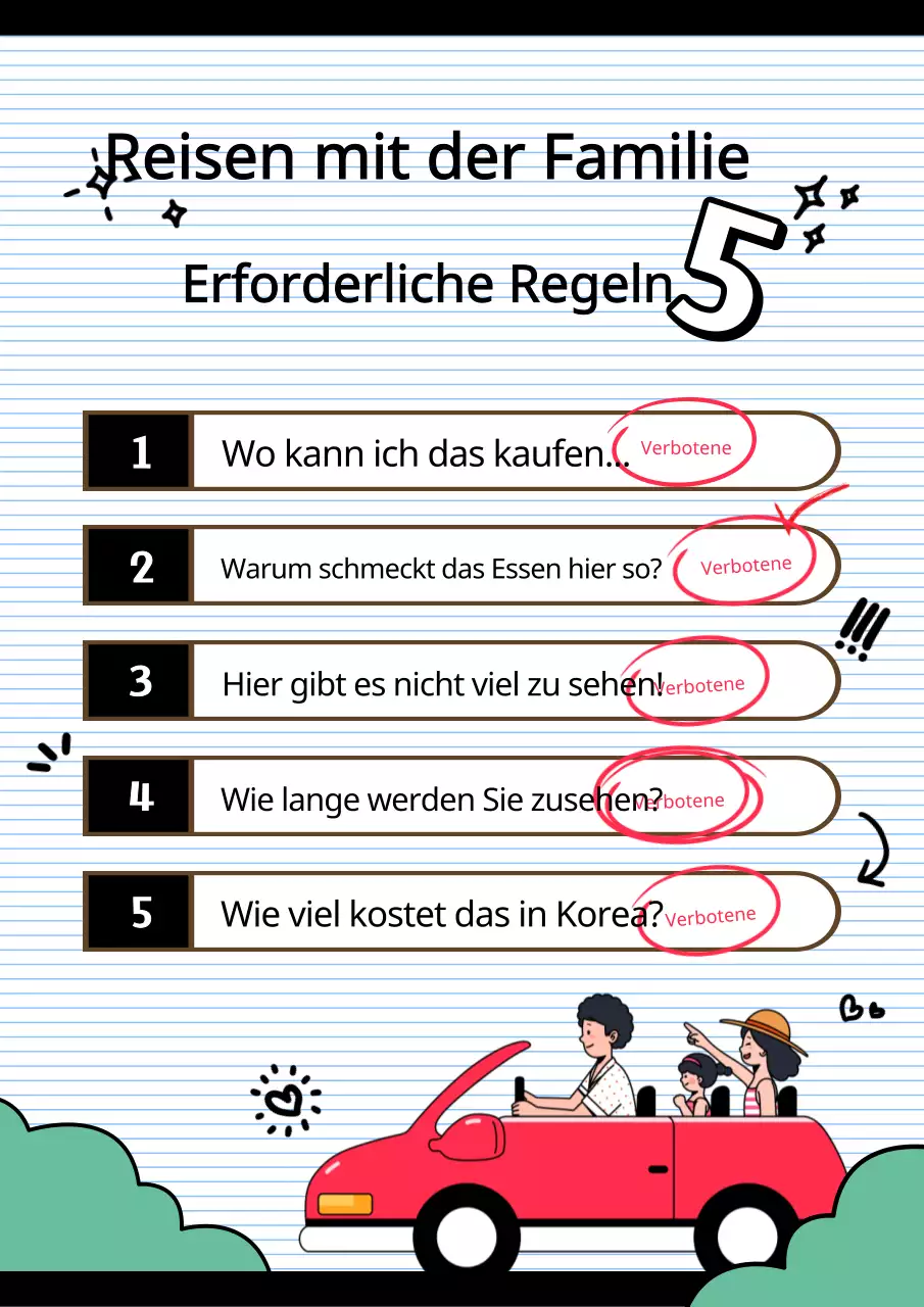 Familienreiseverbote in Schwarz und Rot @familytravelbans @familytravelbans