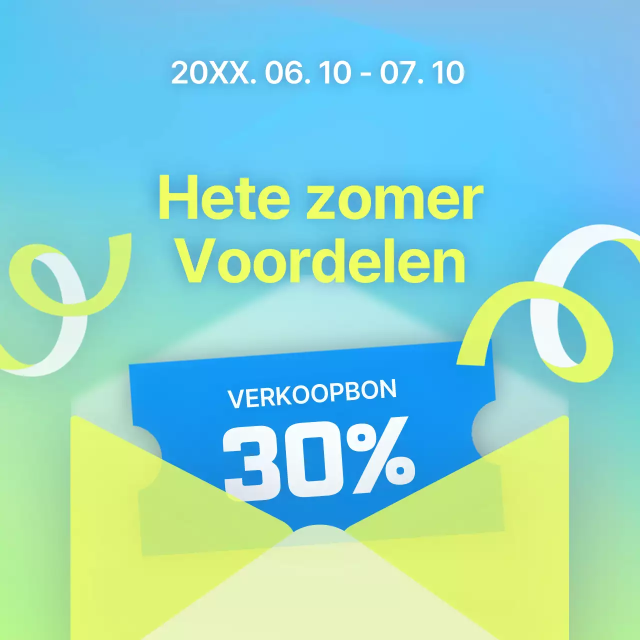 Een collectie regenboogkleurige, trendy afbeeldingen voor de zomer