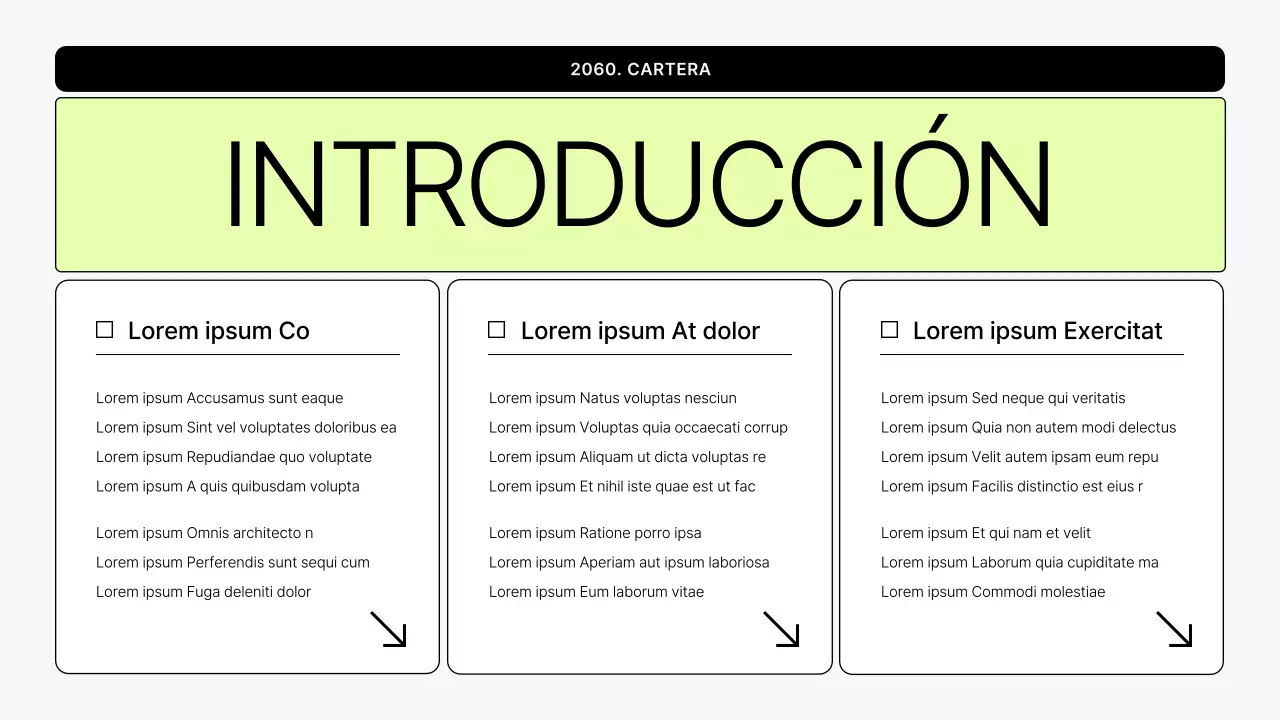 Cartera imprimible sencilla en gris y verde lima