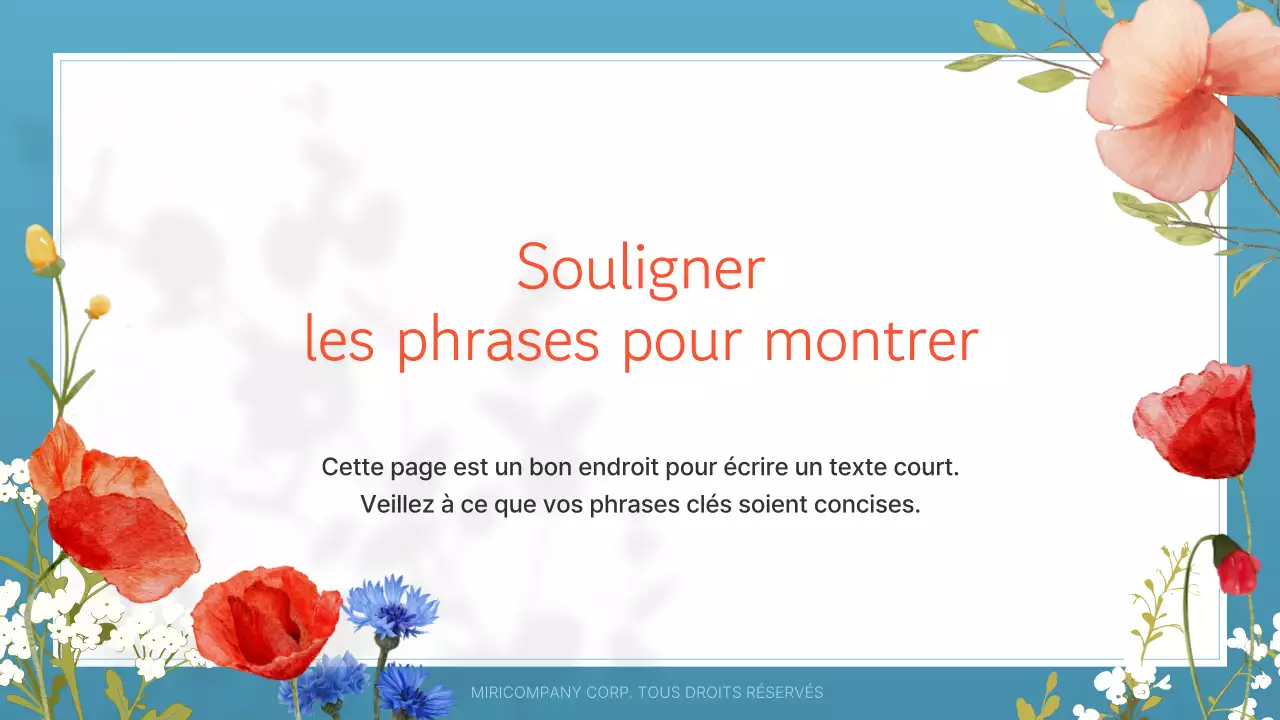 Guide des jolies fleurs d'été en blanc et orange