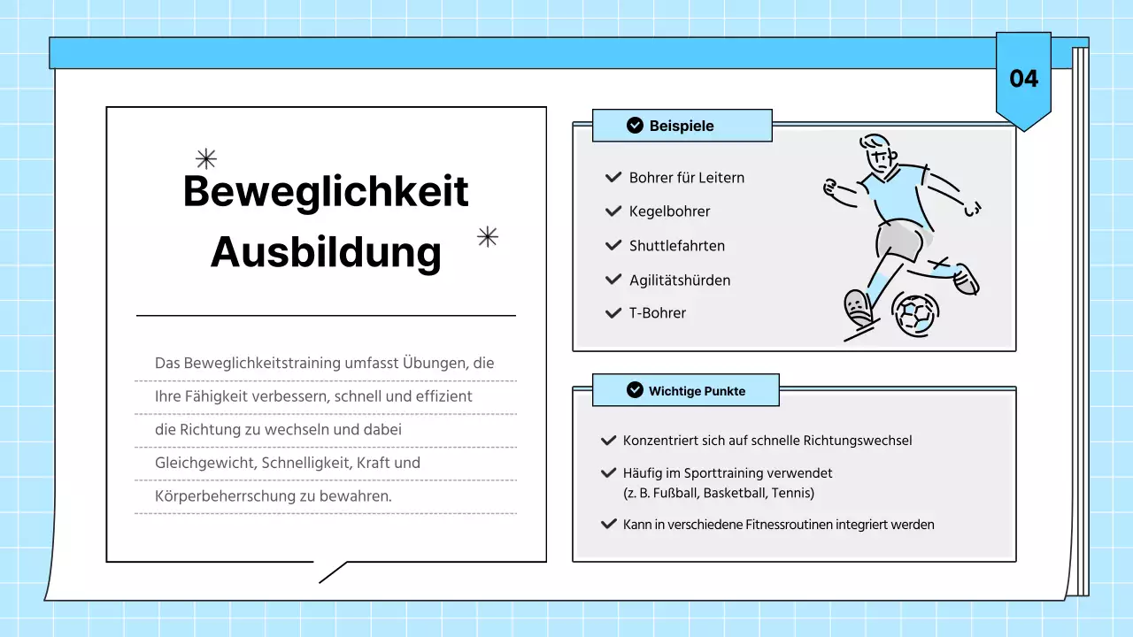 Hellblaues, einfaches, gesundheitsförderndes Übungsmaterial