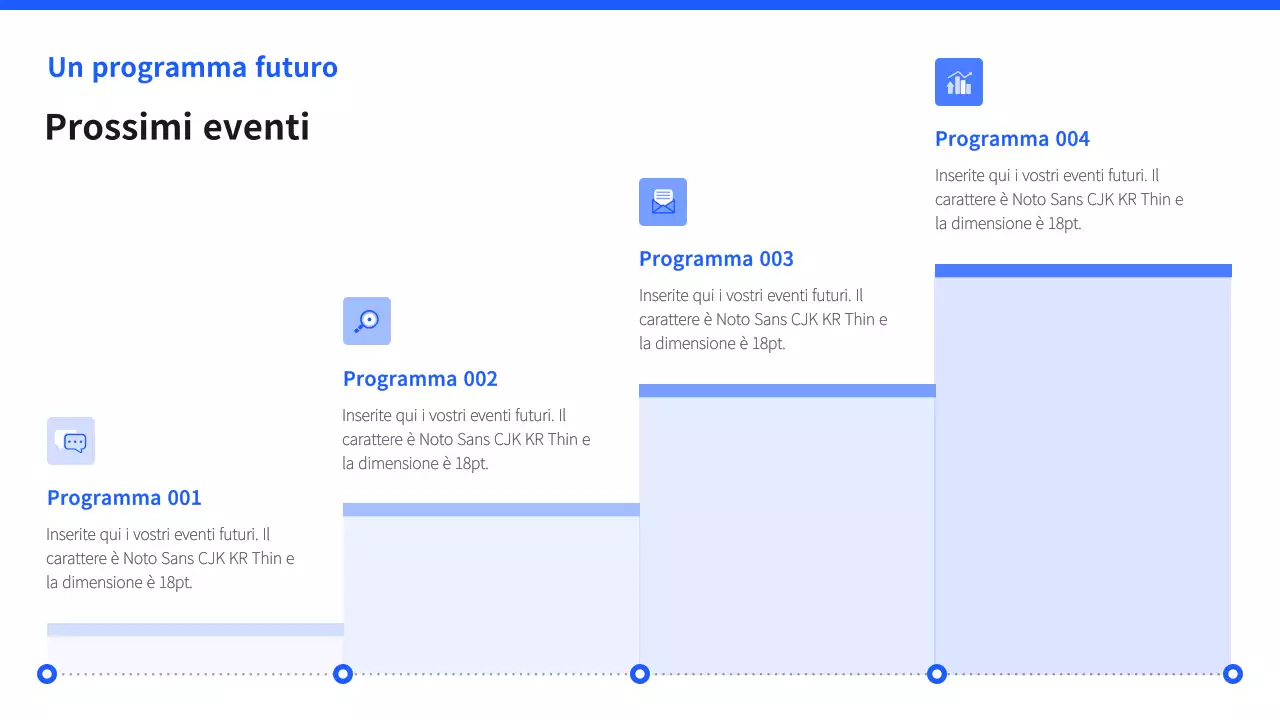 Materiale semplice per la formazione degli insegnanti in blu e nero