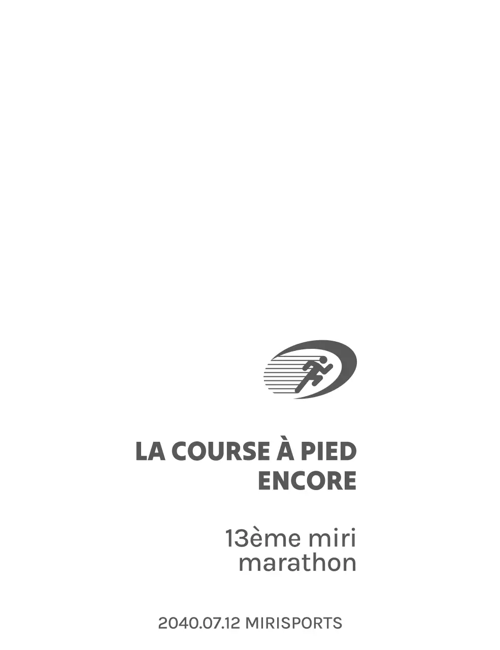 Running Crew, une icône dynamique de la course à pied dans un style gothique