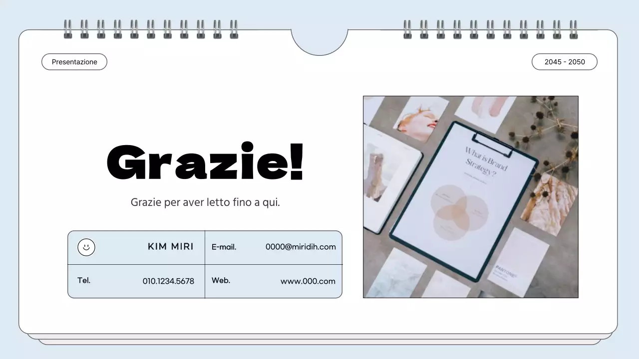 Portafoglio con cornice semplice in azzurro