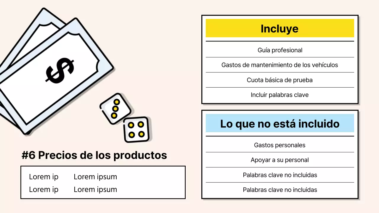 Promoción de viajes combinados nacionales en verde y azul, al estilo de los juegos de mesa