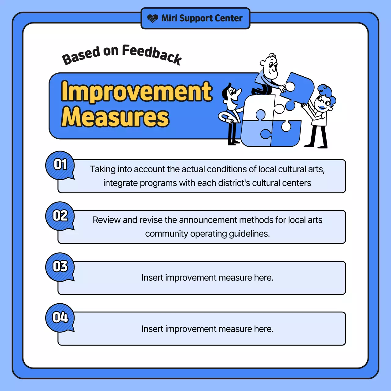 Blue Minimal Culture Report Instagram Carousel