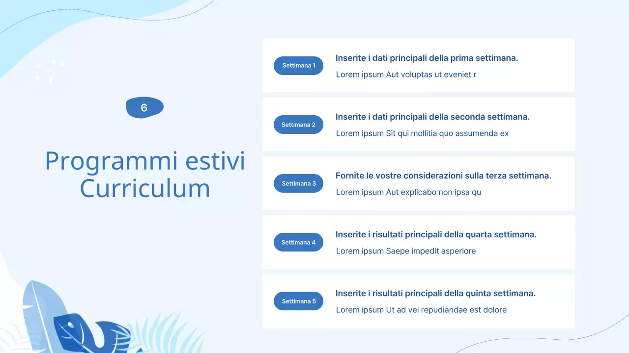 Promuovere le offerte speciali per le vacanze scolastiche con motivi geometrici blu chiaro