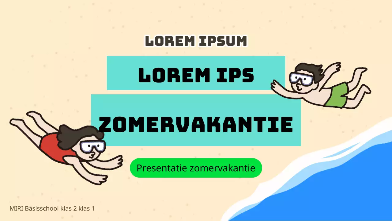 Lesmateriaal voor de zomervakantie van muntachtige en groene scholen