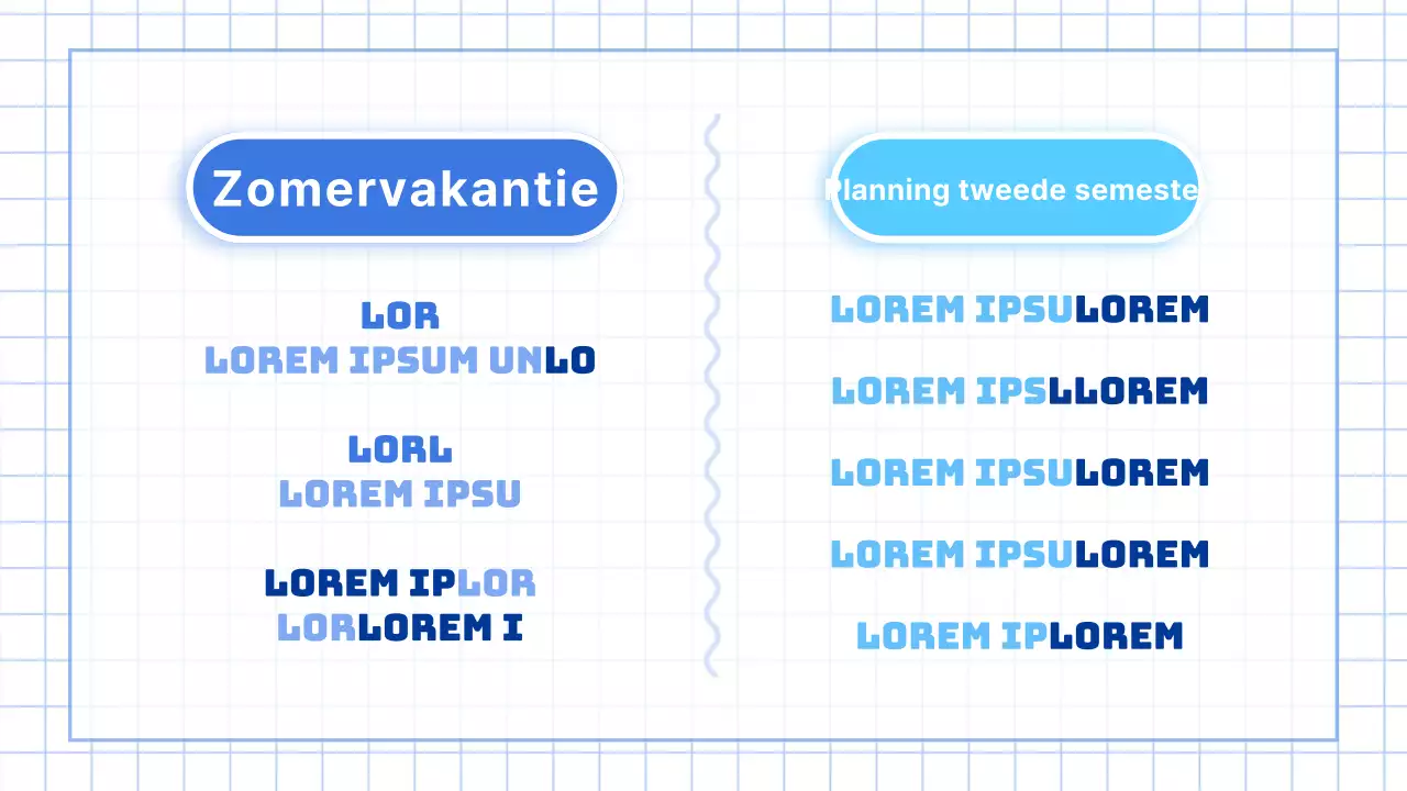 Lesmateriaal voor blauwe en lichtblauwe zomervakantie