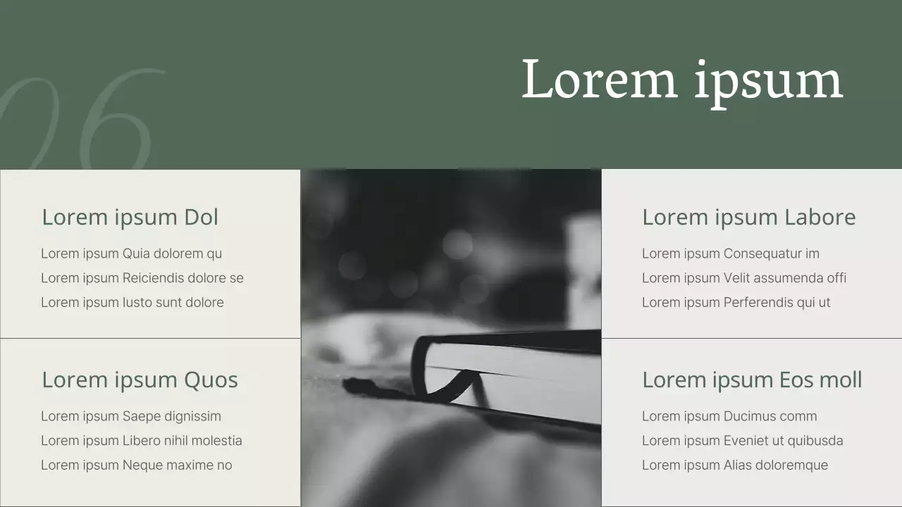 Ein stilvoller Buchvorschlag in Khaki