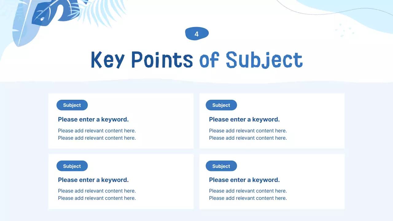 Apresentação de convite para palestra moderna azul