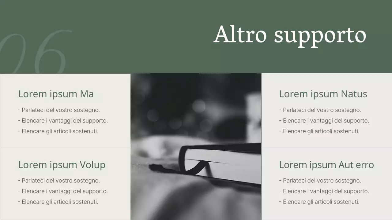 Una proposta di libro di classe in kaki